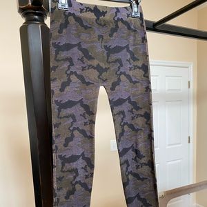 Girls Star Ride Camouflage Leggings Size 7/16